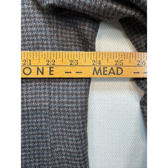 Lauren Ralph Lauren Mens Wool & Cashmere Blazer 46L Gray Check Pattern - Picture 9 of 13